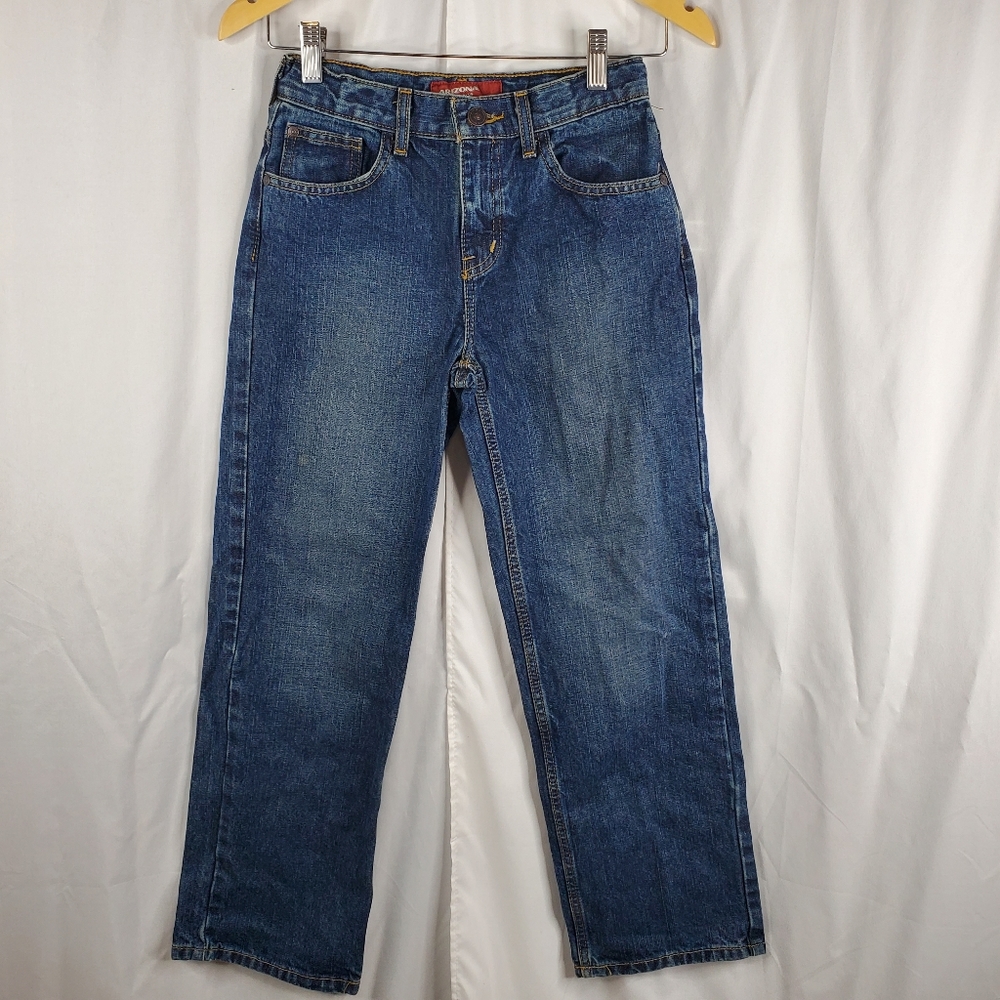 ♧ Arizona Jean Co Youth Relaxed Fit Straight Leg Jeans Size 12 Regular